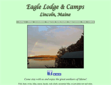 Tablet Screenshot of eaglelodgemaine.com